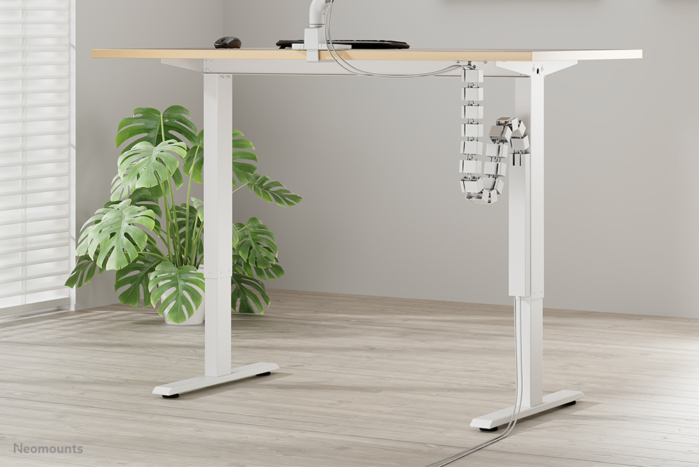 Neomounts ADS06-133WH Organizador vertebral de cables - fijación con tornillos - universal